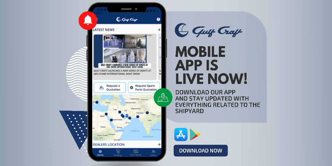 Gulf Craft Puts Yachting At Your Fingertips With The Launch Of Official New Mobile Application